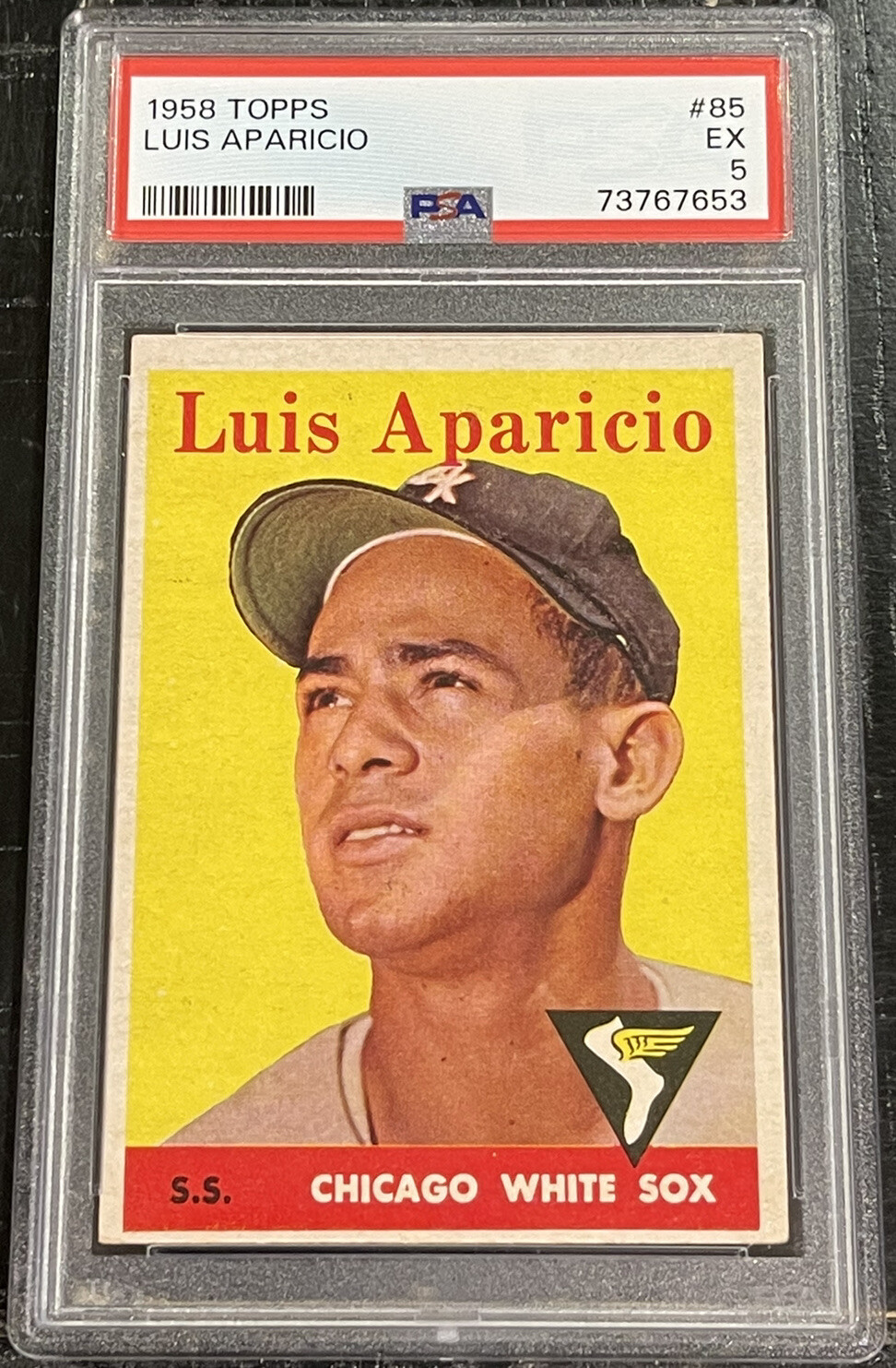 1958 Topps Luis Aparicio (JUST GRADED) PSA 5 EX #85 Chicago White Sox
