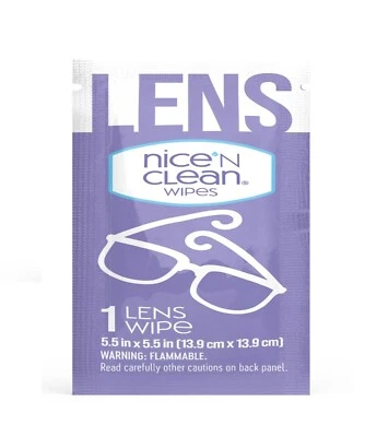 Nice N' Clean Smudgeguard Lens Wipes 100ct