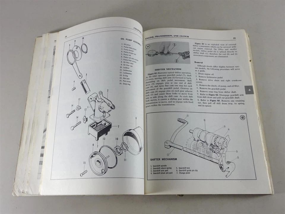 Manuale Riparazione/Manuale di Servizio Honda CB 125/250/360 1964 - 1976 - Immagine 3 di 4