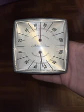 Vintage Airguide Temperature and Humidity Weather Station With Stand