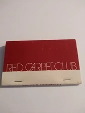 Vintage Large Matches From Red Carpet Club United Airlines