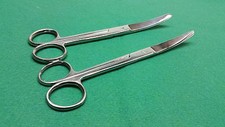 6 PCS OPERATING DISSECTING SCISSORS 6.5'' SH/BL+BL/BL CVD SURGICAL INSTRUMENTS