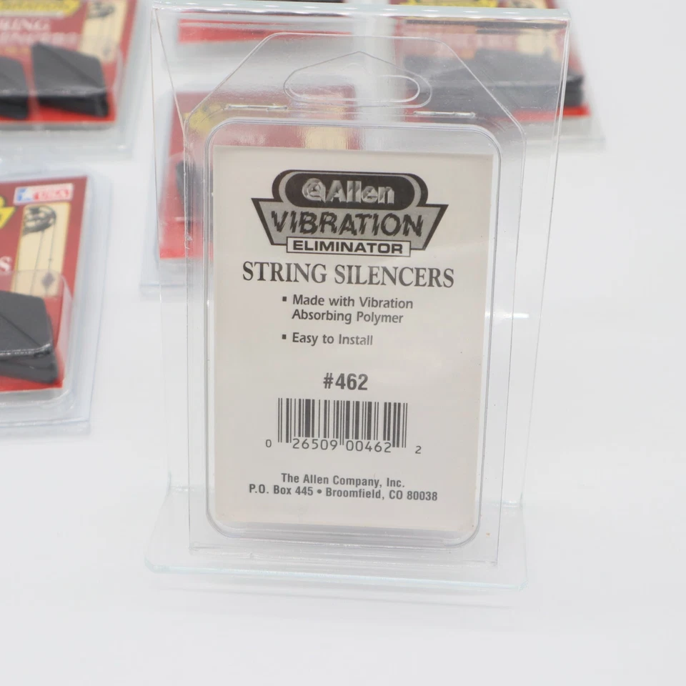 Lot of 6 Packs of Allen String Silencers Vibration Eliminator NEW - Image 3 of 4