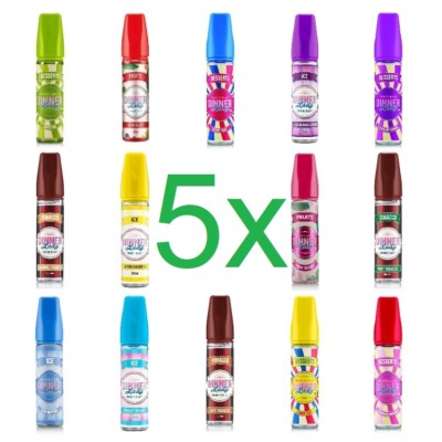 5 x Dinner Lady Aroma je 20ml Konzentrat für je 60ml E-Zigaretten Liquid