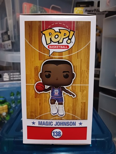 Funko Pop! Figura de vinilo #138 de Magic Johnson (uniforme All-Star 1991) de las leyendas de la NBA - Imagen 4 de 6