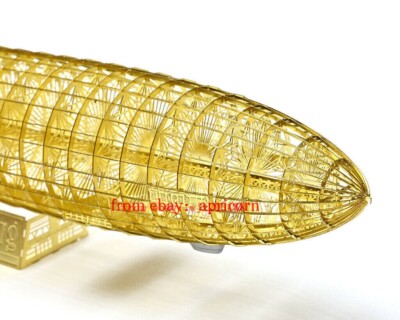 1/1000 Hindenburg Airship D-LZ129 1936 Brass Precision Structure