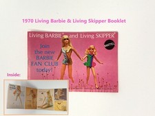 Vintage 1970 Living Barbie Booklet Living Skipper Catalog by Mattel