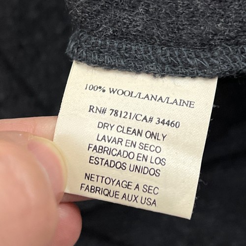 Eileen Fisher Skirt Womens Medium 100% Wool Charcoal 34" Long Maxi Knit Slit USA - Picture 4 of 11