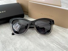 Burberry Sunglasses Brulle Designer Grey Black New
