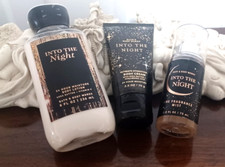 BATH  BODY WORKS INTO THE NIGHT BODY LOTION  BODY CREAM  FRAGRANCE MIST - NEW