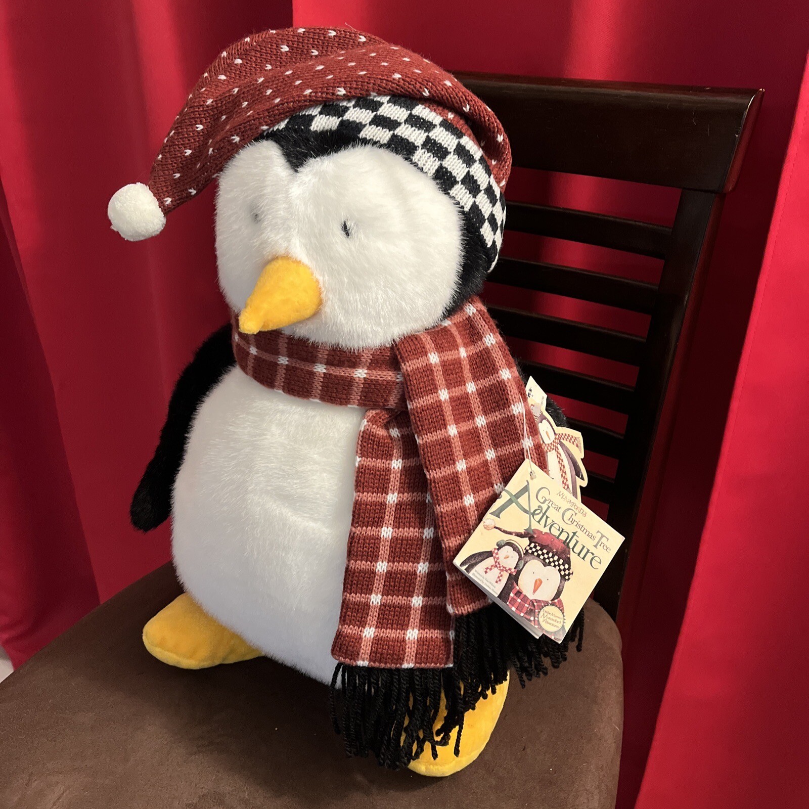 VTG 1998 Mummford's MERVYNS FRIENDS Joey Hugsy Penguin Stuffed Animal ...