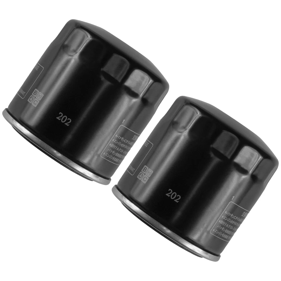 Paquete de 2 filtros de aceite para Kawasaki EX500 Ninja 500 EX650 Ex-650 Ninja 650R 650 Abs Foto 4 de 4