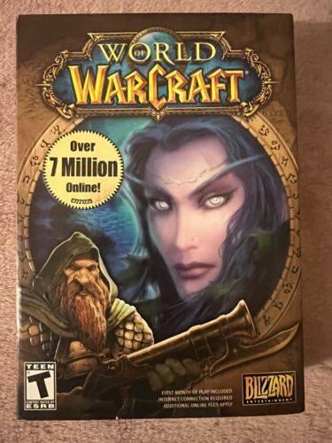 vanilla World of Warcraft (Windows/Mac 2004) Sealed Unopened new box Alliance - Afbeelding 1 van 3