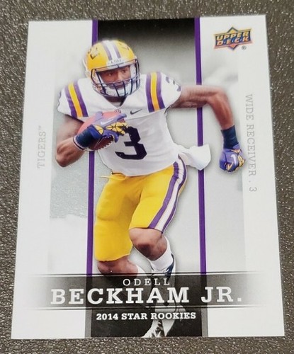2014 Upper Deck Star Rookies Odell Beckham Jr Rookie Cleveland Browns ...