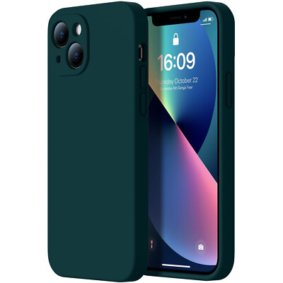 Silikon Hülle für iPhone 15 14 13 12 11 Pro Max Mini Bumper Case Handyhülle Bunt