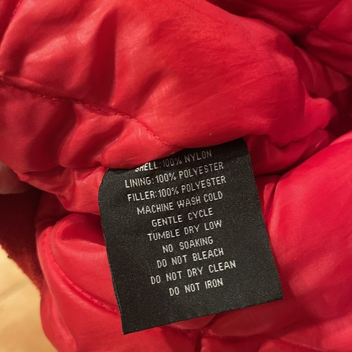 VTG Southpole Authentic Collection Red/Black Bomber Jacket Youth Size S (8-10) - Picture 10 of 10