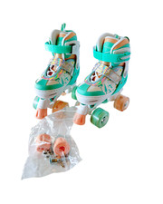 Patines para niños ruedas ligeras, patines ajustables para niños pequeños talla 2