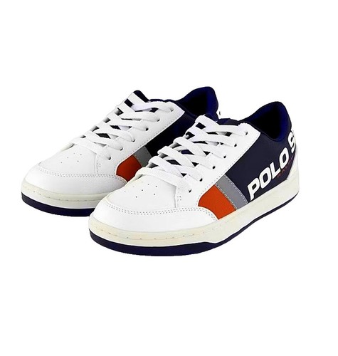 Polo Ralph Lauren Thorton Mens Blue Lace Up Shoes Size 9 D 
