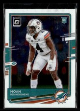 2020 Donruss Optic #111 Noah Igbinoghene Rookie Card Miami Dolphins
