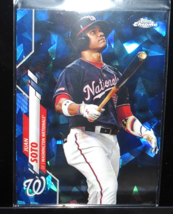 2020 TOPPS CHROME SAPPHIRE JUAN SOTO #224 BLUE ICE REFRACTOR