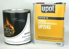 Oxford White Basecoat Paint Gallon Ford YZ HIGH TECK HFP154 & Medium Reducer