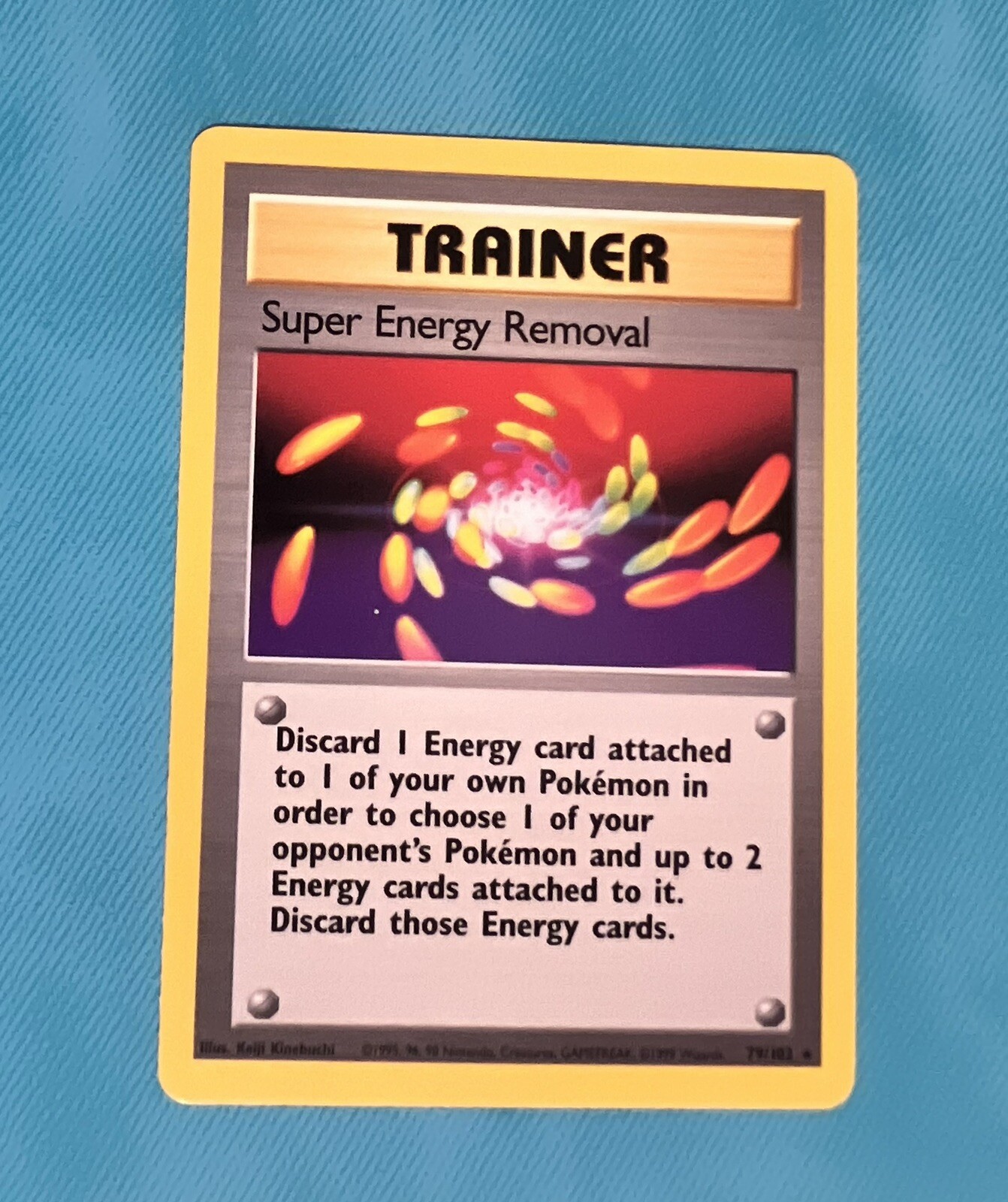 Super Energy Removal 79/102 1999 Pokemon Base Set Unlimited Card - NM