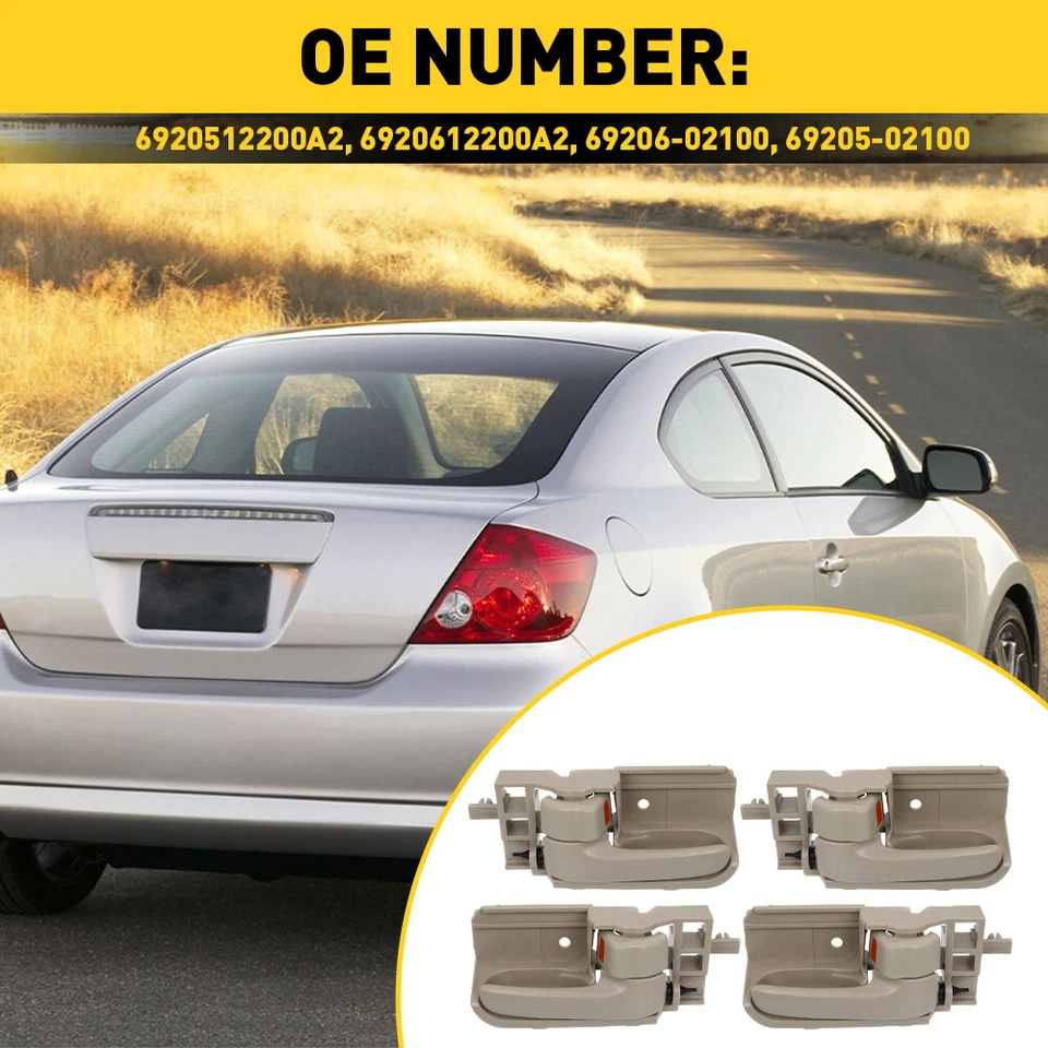 Manija de puerta interior izquierda derecha delantera trasera para Toyota Corolla Matrix 2003-2008 Foto 4 de 4