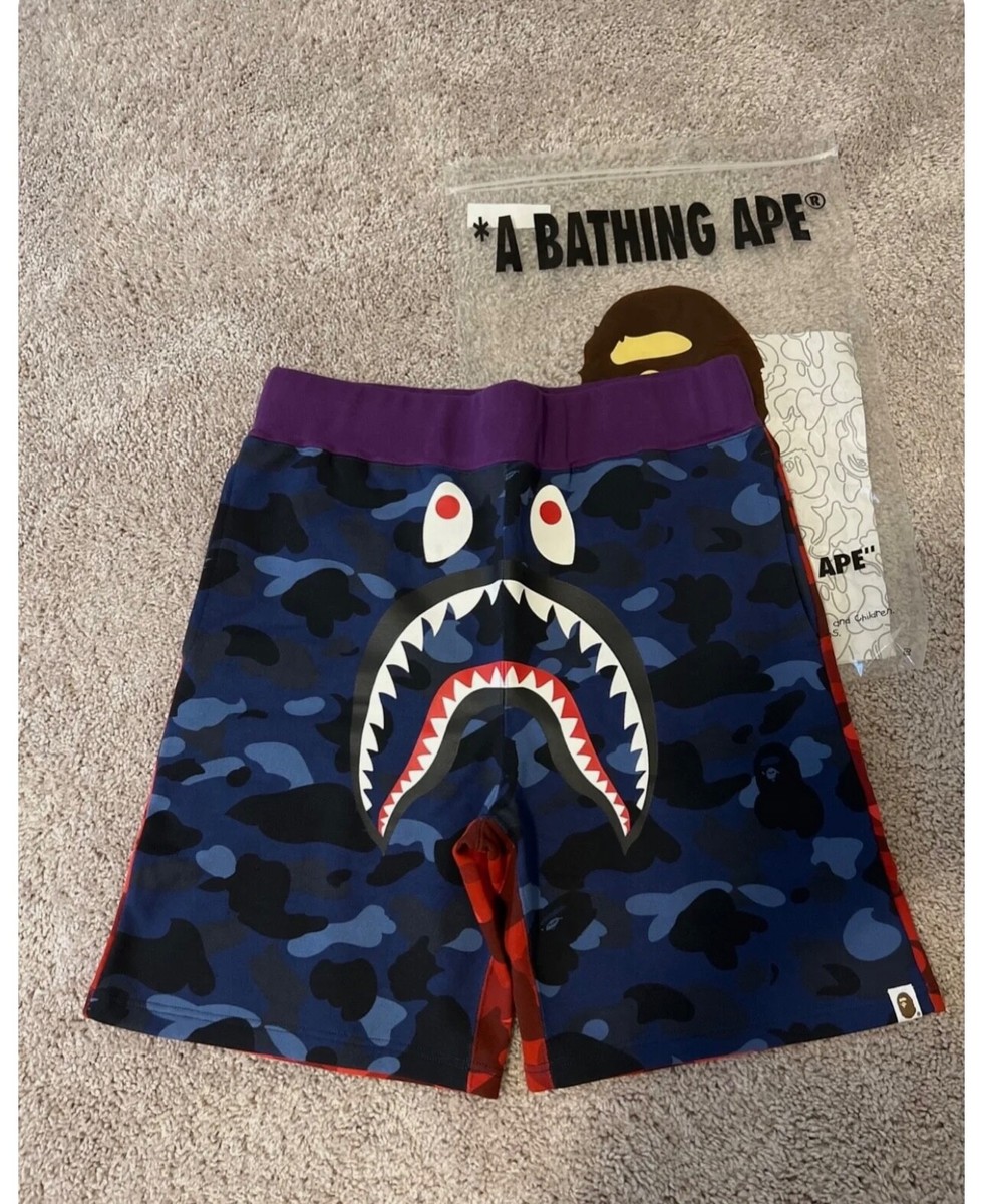 Wgm Blue Bape Shorts Bape Shorts