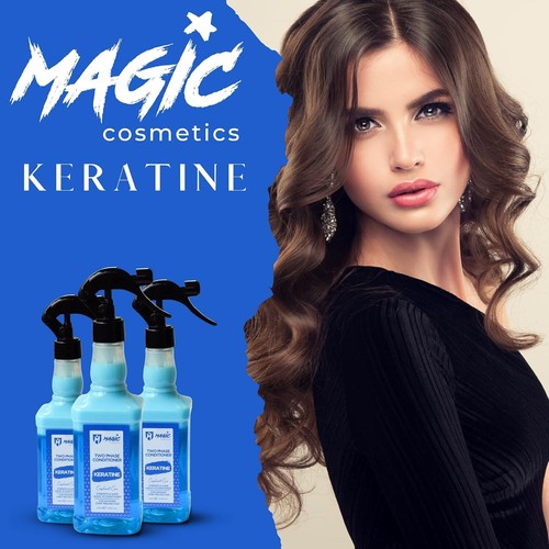 Magic Cosmetics Two Phase Total Repair Conditioner Detangler Keratin 500ml - Picture 7 of 9