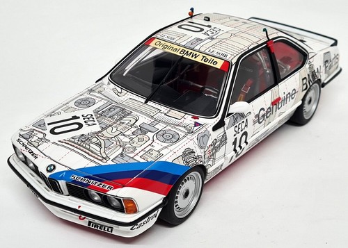 Autoart 1/18 BMW 635 CSi Spa 1986 Genuine BMW Parts Ravaglia Berger Pirro #10 - Picture 5 of 13