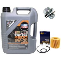 MotoröL Set 5W-30 5 Liter + ÖLfilter + Schraube FüR Toyota Auris RAV 4 Avensis