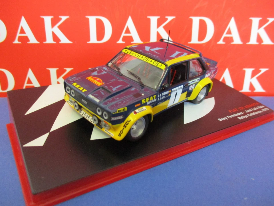 Die cast 1/43 Modellino Auto Fiat 131 Abarth Rally Catalunya 1979 B. Fernandez - Immagine 2 di 4