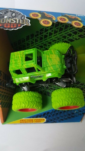 Mini Monster Foot 4x4 Friction Truck, Age 3+, Green Fun - Picture 2 of 4