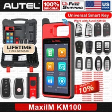 Autel MaxiIM KM100X KM100E Auto VIN IMMO Ke.y Fob Programming Diagnostic Scanner