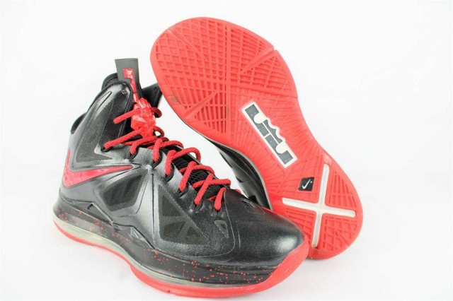 lebron 10 black red