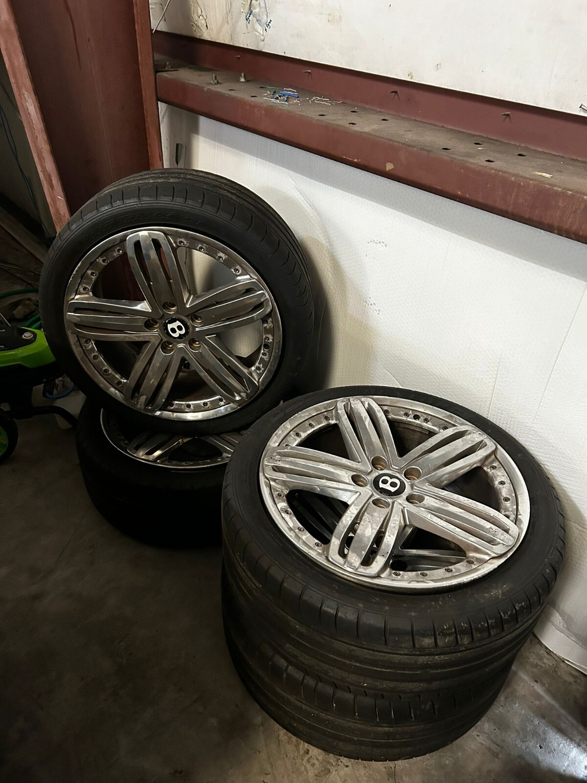 2011 2012 2013 2014 BENTLEY MULSANNE ALLOY POLISHED WHEEL RIM 21" OEM D3