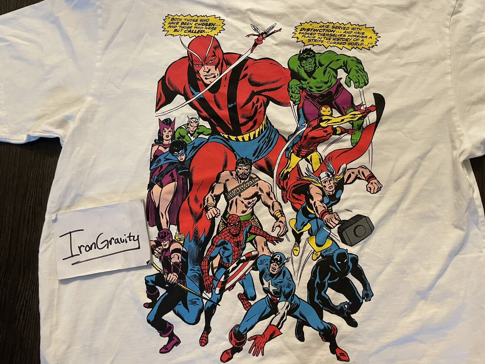 KITH x Marvel Spider-Man Allies Vintage Tee Size Large L