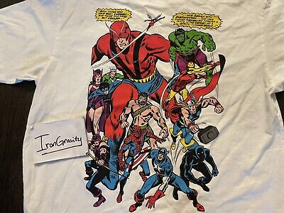 Kith SpiderMan Avengers Vintage Tee L