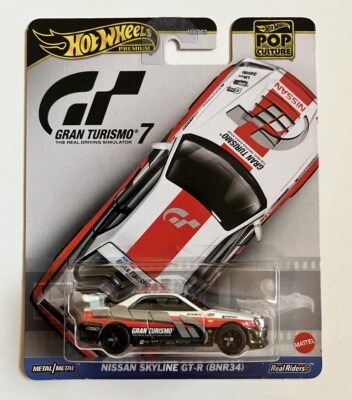 Hot Wheels Pop Culture Nissan Skyline GT-R (BNR34) Gran Turismo