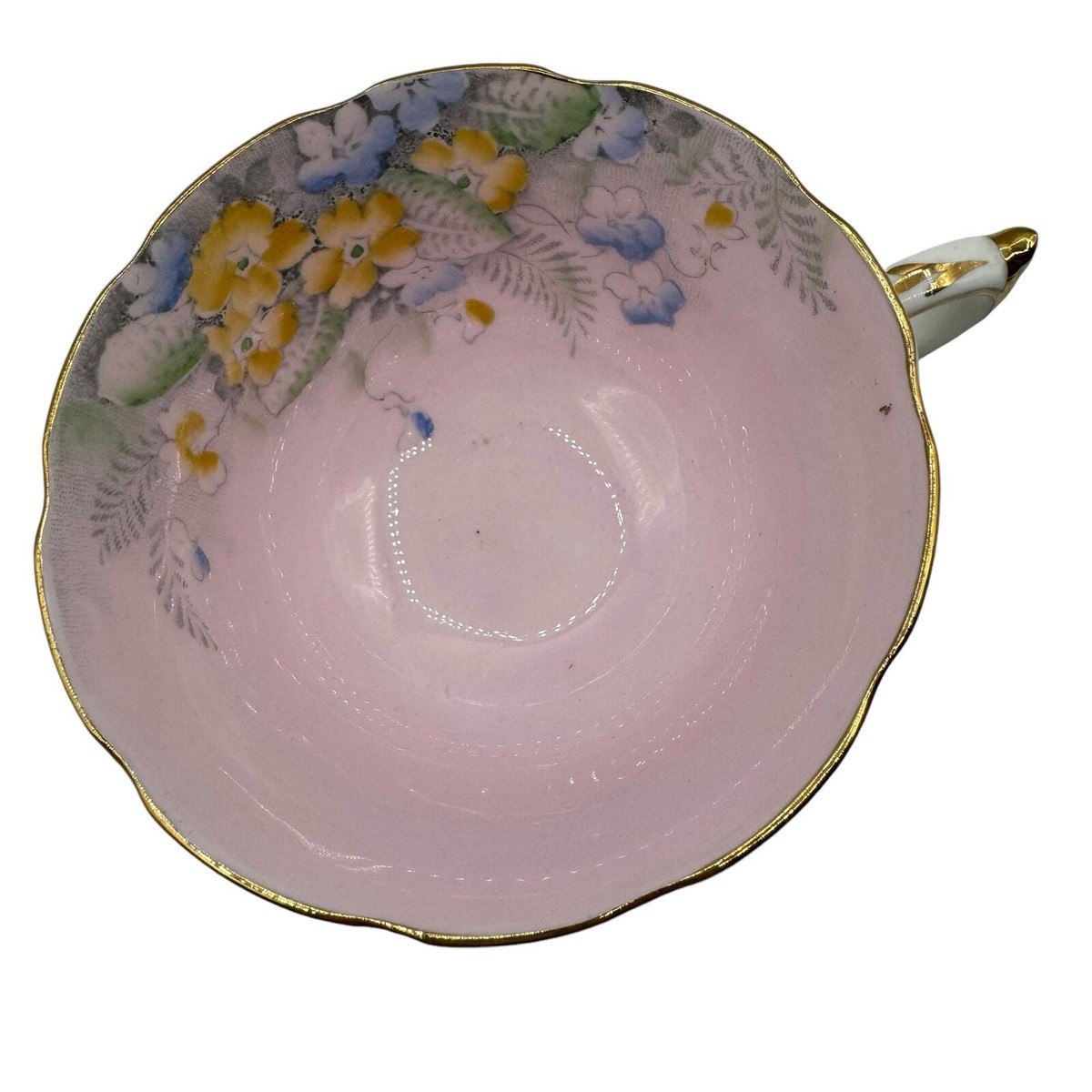 Vintage Paragon England Appointment Queen Mary Pink Floral Tea Cup