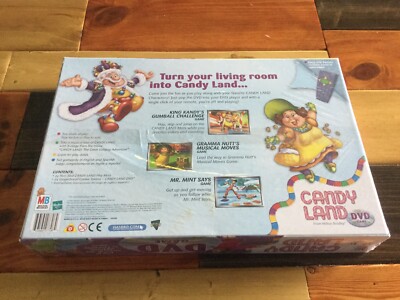 New Sealed Hasbro Candy Land DVD Game Milton Bradley English
