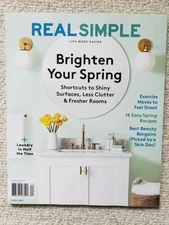 Real Simple Magazine April 2019 Brighten Your Spring Easy Spring Recipes