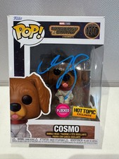 MARIA BAKALOVA FIRMADO COSMO FUNKO POP 1207 FLOCADO HT GOTG3 CERTIFICADO DE AUTENTICIDAD AUTOMÁTICO BECKETT BAS