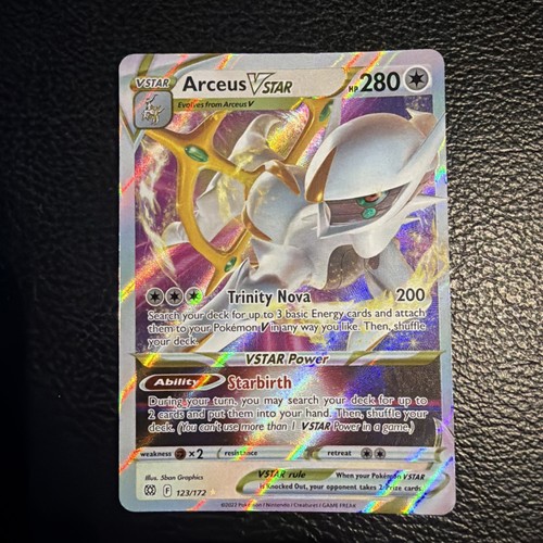 Arceus VSTAR 123/172 VSTAR Rare Brilliant Stars LP
