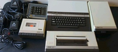 Atari 1200XL Computer Program Recorder Printer Keypad Lot Vintage 8-Bit Bundle