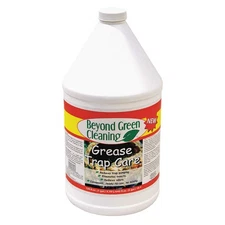 BEYOND GREEN CLEANING  Grease Trap Treatment,Jug,1 gal,Liq,PK4 49EW30