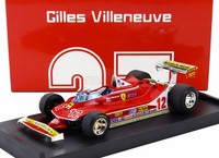 Brumm 1/43 Ferrari F1 312T4 Villeneuve Gp French 1979 Statisches Modell Diecast