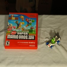 COMPLETE Nintendo Wii Super Mario Bros  Mario Brothers 2009 with Yoshi Car