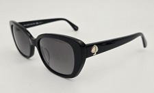 Kate Spade Sunglasses NEW Kenzie/G/S Polarized Color 807WJ Black Size 53 Square