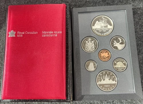 1987 Royal Canadian Mint Double Dollar Proof Set